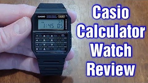 Casio Calculator Watch Review