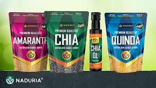 NADURIA Chia Quinoa Amaranth – Die perfekten Alternativen