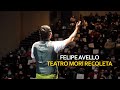 Poca atención, lanzarse al público y el ataque de risa - Felipe Avello en Teatro Mori.
