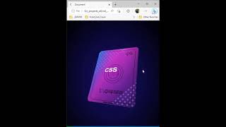 Holo Card  {CSS, Animation} #programming #websitedesign #css #html #shortsfeed #python #js #shorts screenshot 2