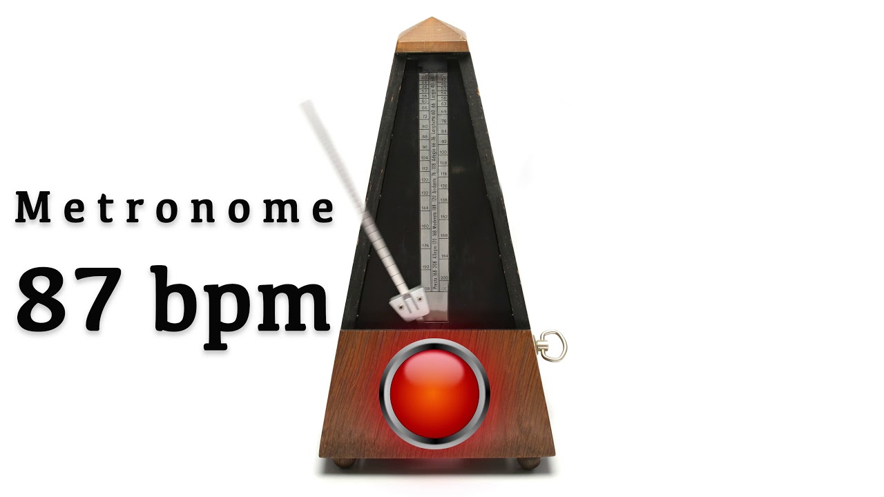 Metronome 87 bpm 🎼 - YouTube