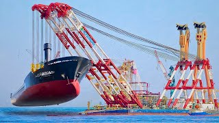 The World's Largest Floating Cranes You Won’t Believe Existed!