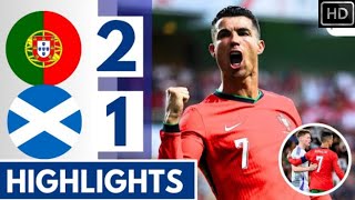 Ronaldo 88 Winner Portugalvs Scotland 2-1 Extended Highlights Nations League