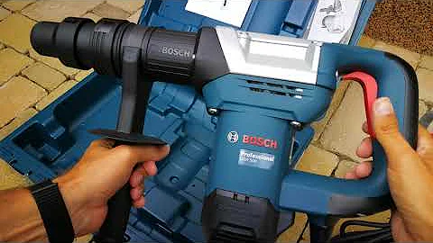 Unpacking / unboxing demolition hammer with SDS max GSH 500 0611380720