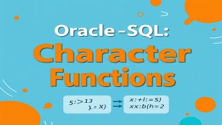 Oracle - SQL - Character Functions | Emran Code Box