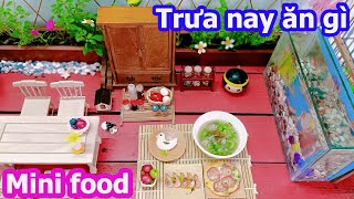 miniature cooking! Nấu cơm mini đầy đủ món.