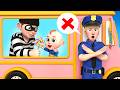 Oh No! Don’t Go Alone 🚫 Police Chase Song🚓 | Safety Rules for Kids | Rosoo Nursery Rhymes