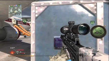 MW2 Terminal: 360 No-scope accross the map
