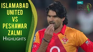 Psl 2017 Match 12 Islamabad United Vs Peshawar Zalmi Highlights