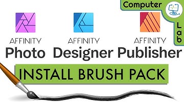 Install Brushes in Affinity Photo, Designer or Publisher