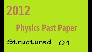 2012 Structured Essay 1