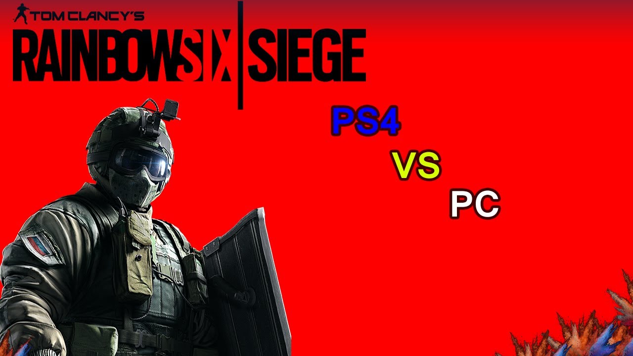 Rainbow Six Siege Ps4 Und Pc Zusammen Spielen Rainbow Six Siege - PS4 VS PC - YouTube
