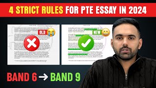 2024 Strict Rules for PTE Essay | Band 6 to Band 9 | 100% Working Template with Tips and Tricks screenshot 3