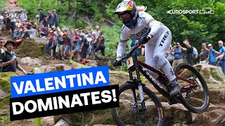 Valentina Holl Is Rapid! 💨 | Women's UCI Downhill World Cup Highlights | Eurosport