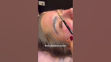 Brow Lamination process #browlamination #onlinecourse