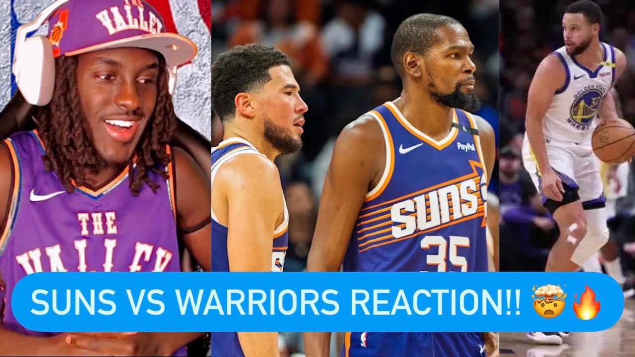Reaction To Suns Vs. Warriors Highlights!! - YouTube