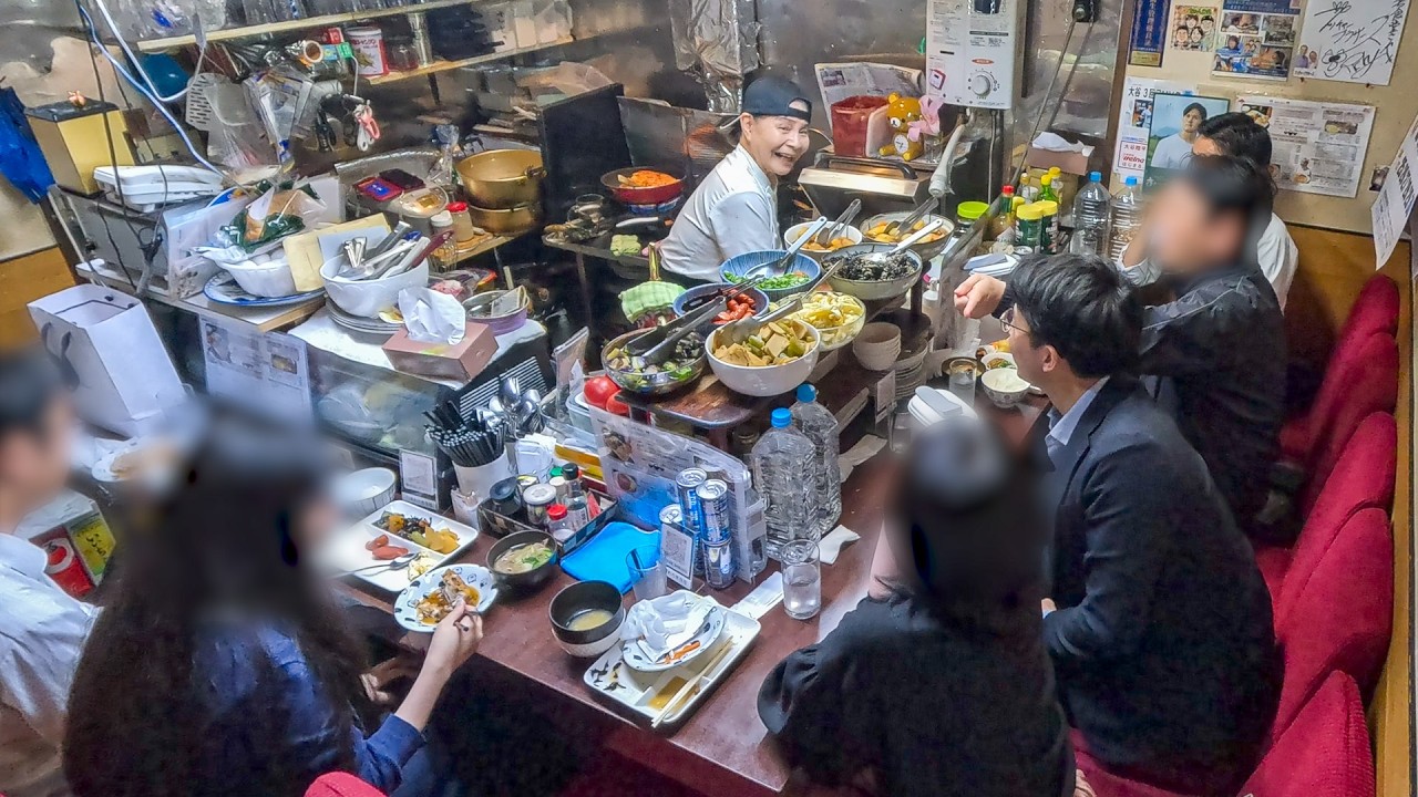 76-Year-Old Solo Chef! 4h Sleep＆6㎡ Kitchen Home Cooking