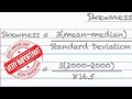 Skewness Business Statistics |||rdsem