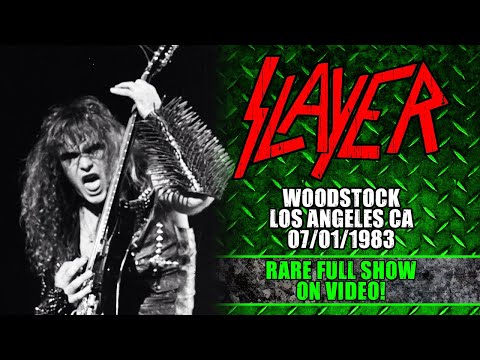Slayer LIVE 07/01/83 Los Angeles CA @ Woodstock Full Concert