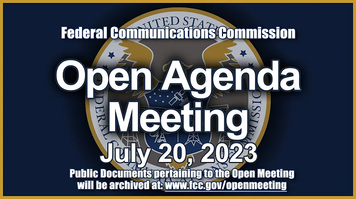 Open Commission Meeting - July 2023 - DayDayNews