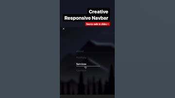 Creative Navbar #programming #shortvideo #coding #css #webdevelopment #shorts #code #html #webdesign