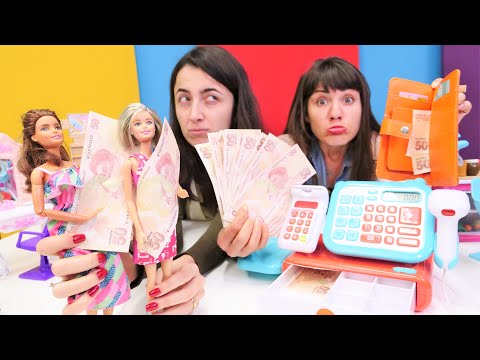 Kuaför Kafede fazla para çıktı! Neden? Sevcan ve Ümit ile kız oyunları. Barbie videoları