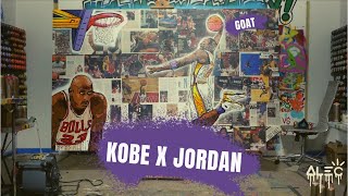 The Making of an Epic Kobe Bryant Jordan Painting!