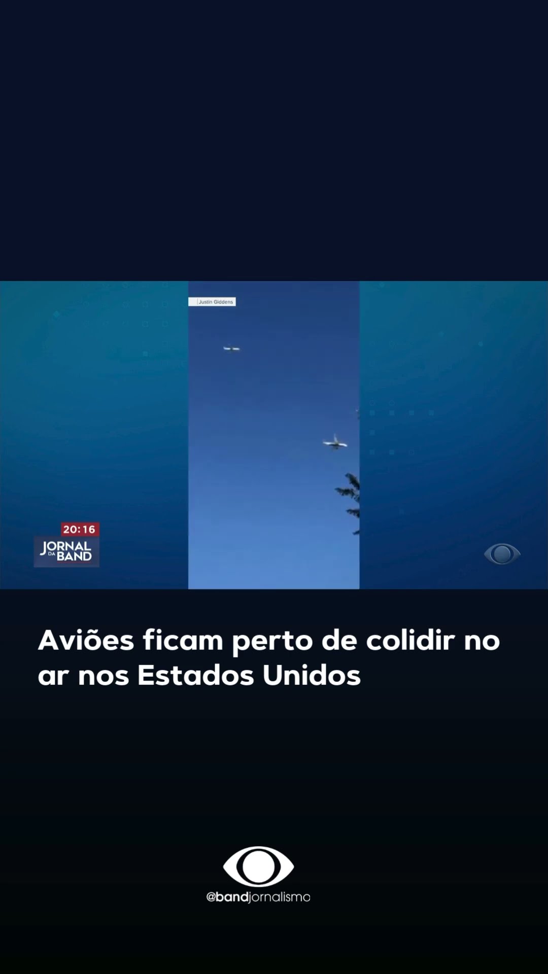 Aviões ficam perto de colidir nos Estados Unidos #shorts