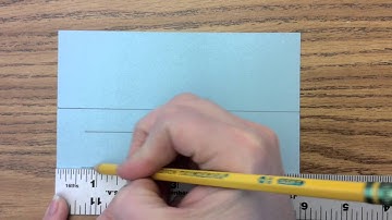 Horizon line and vanishing point