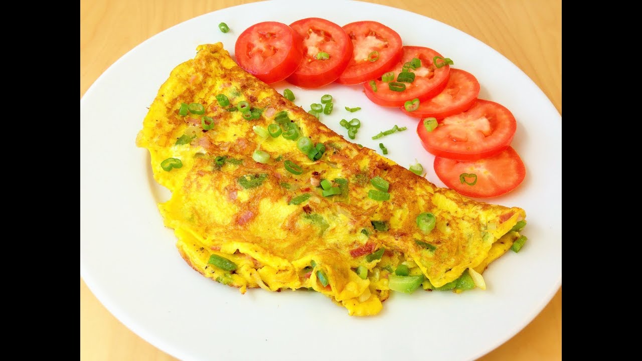 How to Make Simple American Style Omelette - YouTube