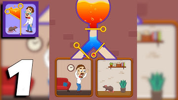 Home Rescue - Pull Pin Puzzle - Gameplay Part 1 Levels 1-25 (Android, iOS) All Levels