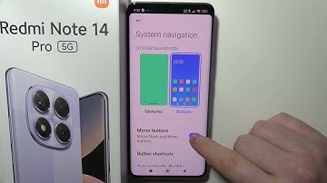 Redmi Note 14 Pro 5G - How to Change Back Button Position