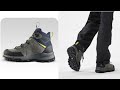 Quechua kid's waterproof high top mountain hiking boots ,MH900