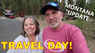 Montana Travel Day // Shyrock Update  // RV Life