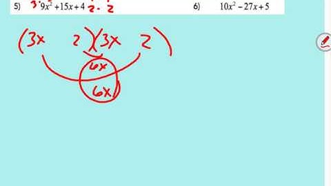 Unit 4 4 Notes Video More Factoring