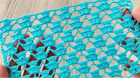 SO CHIC and Stylish Crochet Shawl, Blouse, Runner Pattern Tutorial