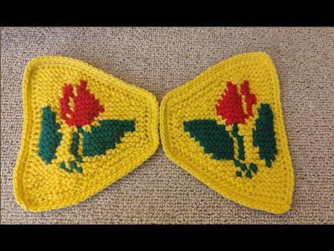 A hit! A bright rose for the top of the slippers.