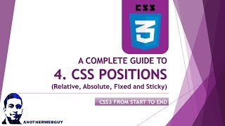 CSS Positions explained thoroughly in just 8 minutes | CSS Tutorial Series #4