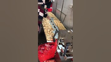 Automatic sweet candy bar high speed flow bag packaging machine running video