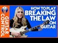 How to Play Breaking the Law on Guitar - Judas Priest Lesson