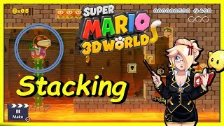 Super Mario Maker 2 ideas - Stacking in 3D World Style