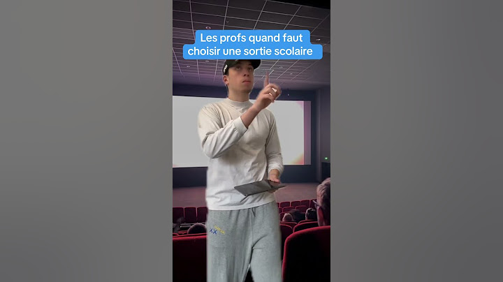 Les profs quand faut faire une sortie scolaire #humour