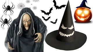 DIY Witch Hat For Halloween | How to Make a Witch Hat Costume #halloween #halloween2022 #witch