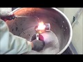 Crown process  14 burn out  casting