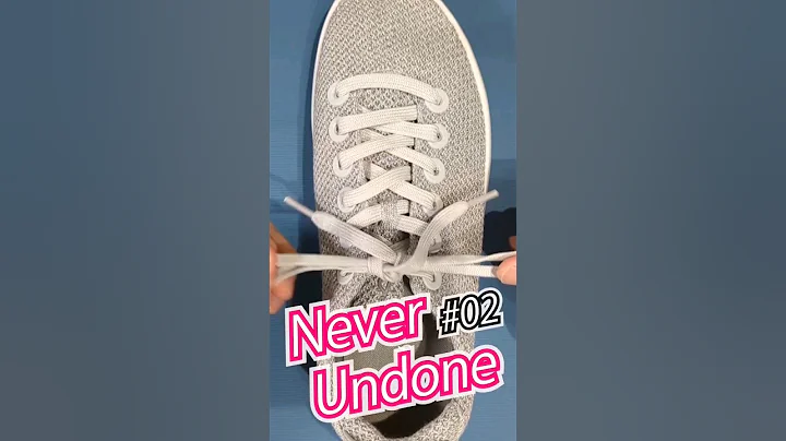 [No.02] How to Tie Shoelaces That Will Never Come Undone.