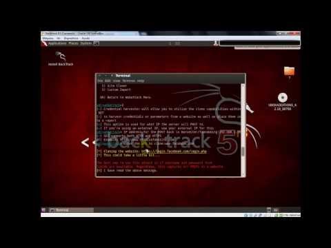 Ataque de Ingenieria Social con el SET (Backtrack 5) En una red LAN