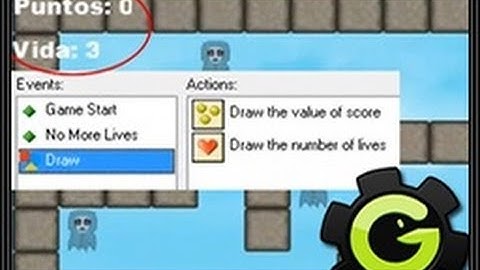 Tutorial Como poner vidas y puntos en Game Maker 8 - (Conociendo GM8 Parte 3)