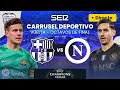 ¡EL BARÇA A CUARTOS! 🏆⚽️ FC BARCELONA vs NAPOLI | Carrusel Deportivo narra Lluis Flaquer Cadena SER image