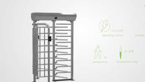 ZKTeco FHT2300 FULL HEIGHT TURNSTILES by The Security Mill