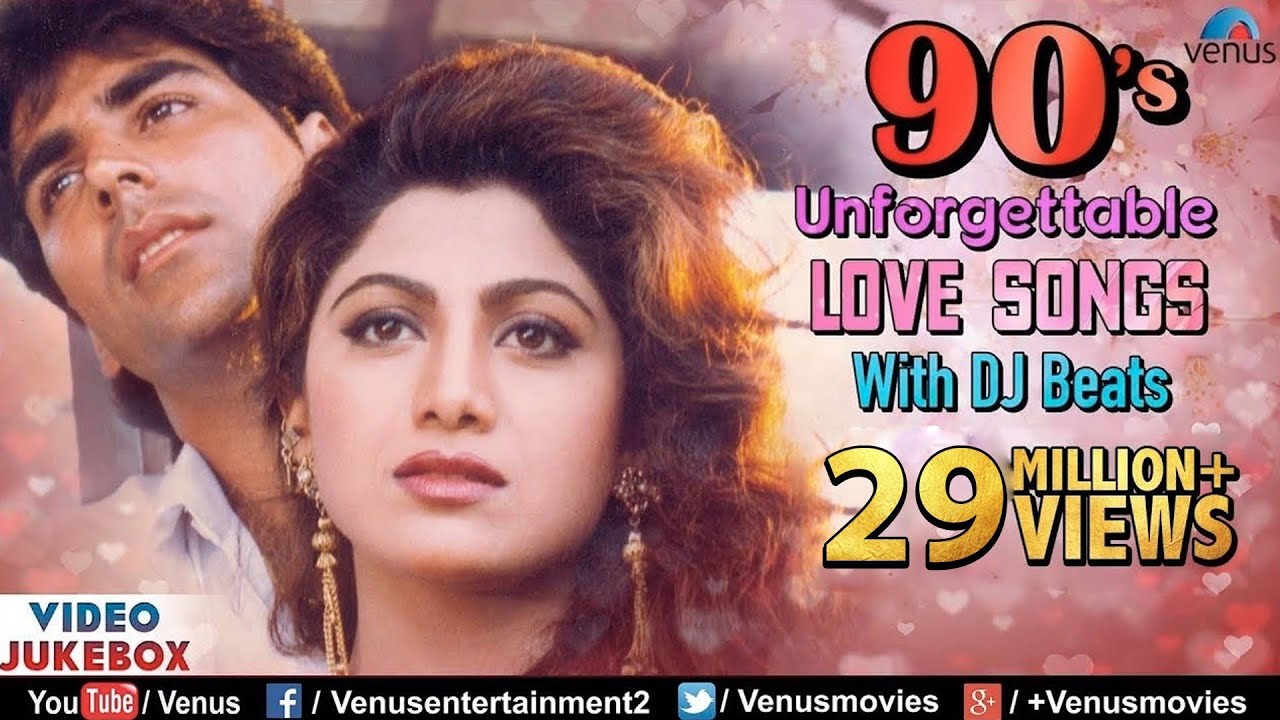90S Unforgettable Hits  Romantic Love Songs With JHANKAR BEATS  Video Jukebox   Hindi Songs